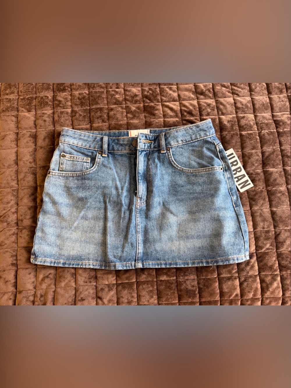 Urban Outfitters BDG Light Blue Denim Mini Skirt